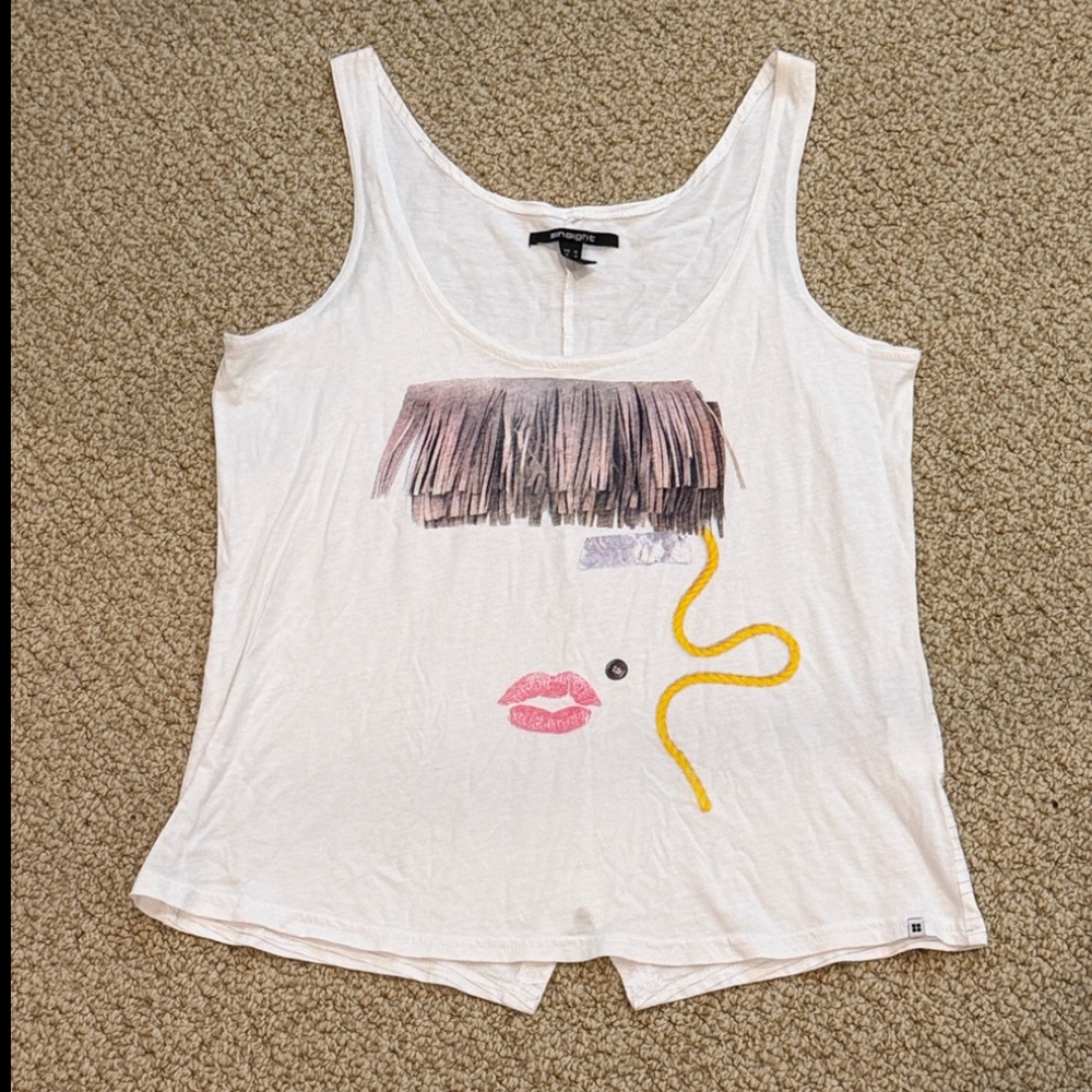 Like New! Insight Graphic Print Tank Top